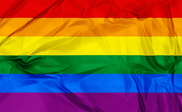 Bendera gay pride rainbow — Stok Foto