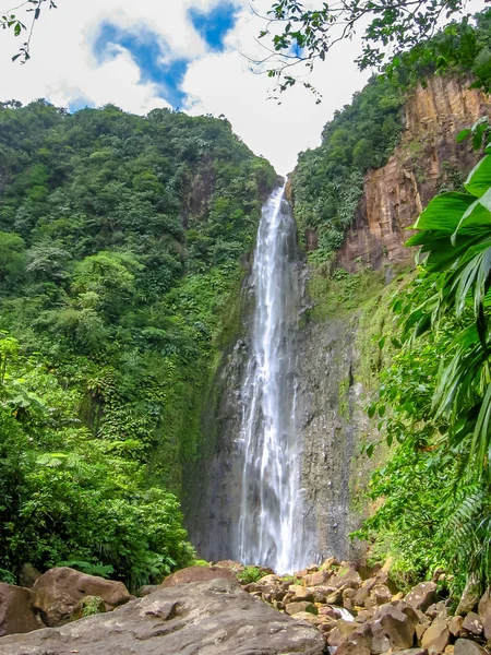 Carbet Falls Guadeloupe — Stock Photo, Image