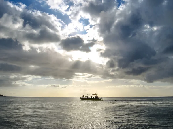 Fishing boat at Caribbean — Stock Photo, Image