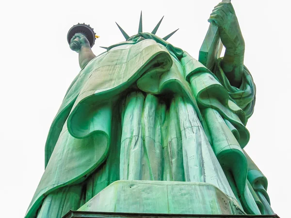 Statue of Liberty from below — Stock Photo, Image