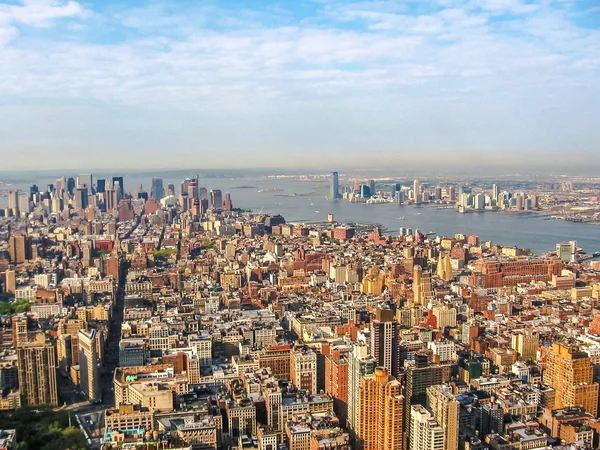 Volo in elicottero a New York — Foto Stock