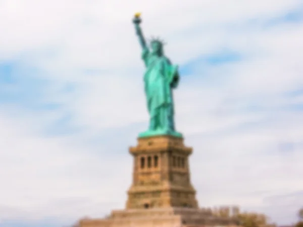 Estátua da Liberdade borrada — Fotografia de Stock