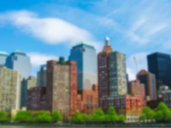 New York skyline suddig — Stockfoto