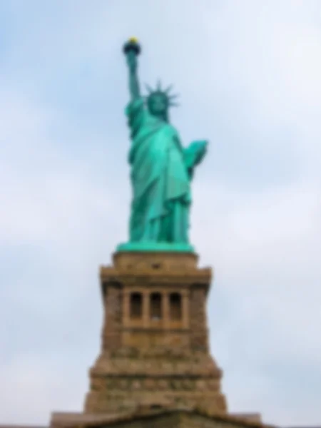 Freiheitsstatue verschwimmt — Stockfoto