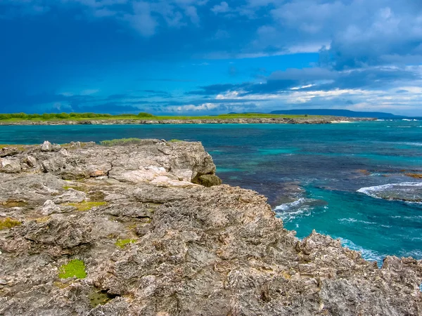 Mar tropical tormentoso — Foto de Stock