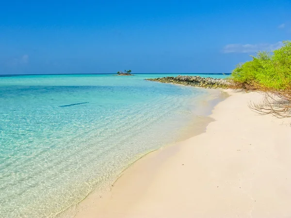 Maldivas playa paradisíaca — Foto de Stock