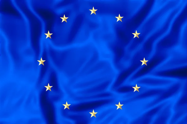 Flagge von Europa — Stockfoto