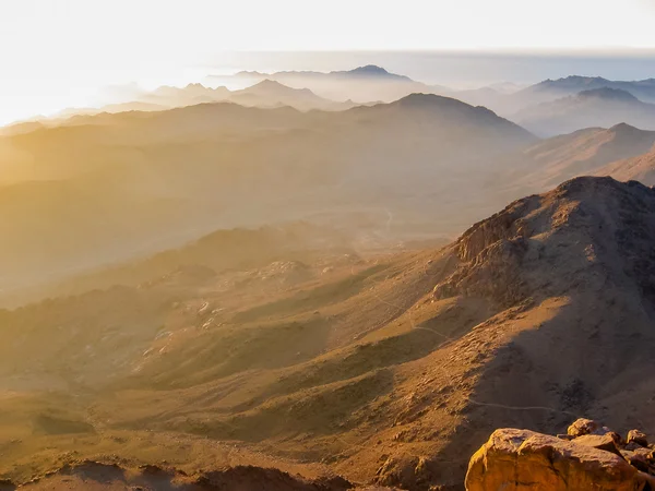 Mount Sinai backlight — Stock Photo, Image