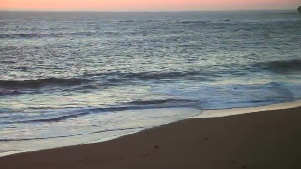 Playa australiana puesta de sol — Vídeo de stock