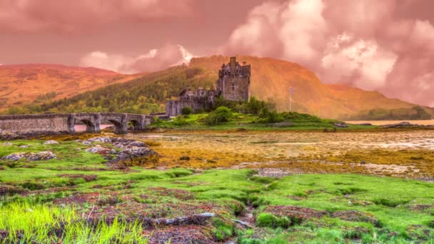 Zamek eilean donan — Wideo stockowe