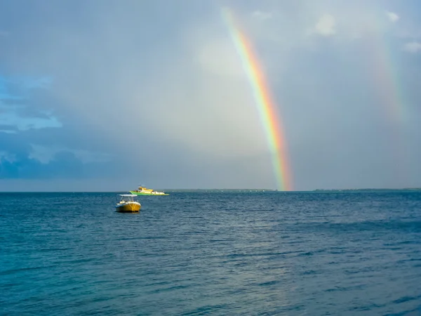 Rainbow on the sea — Stock Photo, Image