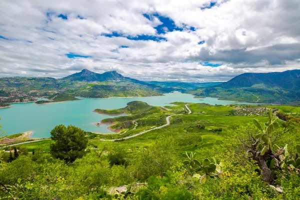 Lake Zahara Andalusia — Stock Photo, Image