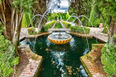 Generalife bahçeleri Granada 