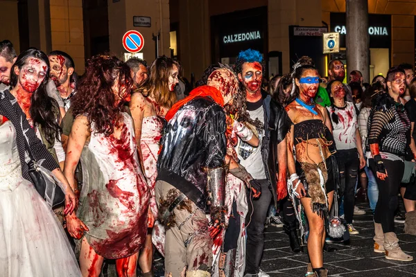 Zombie Halloween parade — Stock Photo, Image