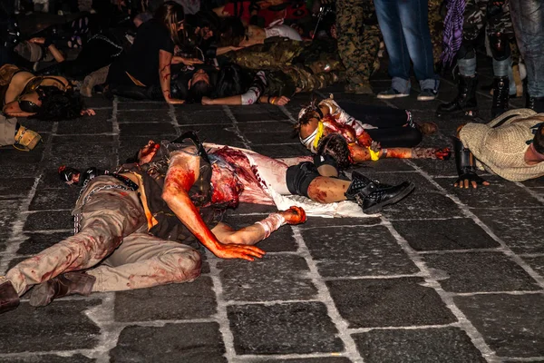 Zombie Halloween gece