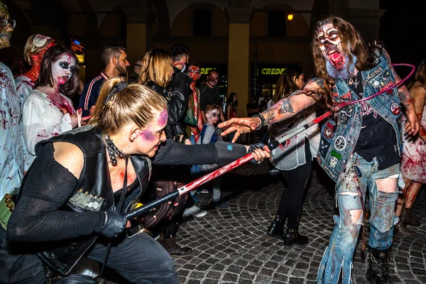 Zombie apocalyps parade — Stockfoto