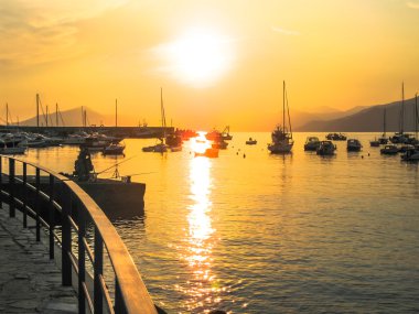 Sestri Levante günbatımı