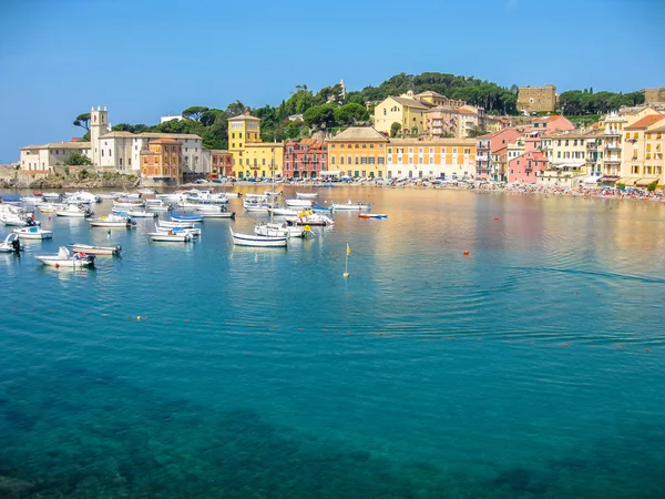 Sestri Levante Flygfoto — Stockfoto