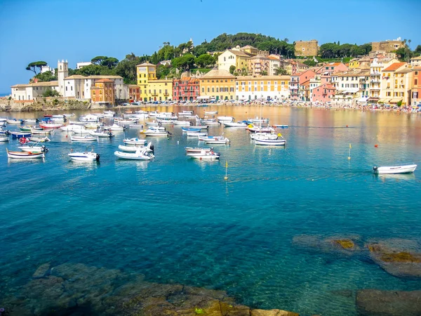 Tystnad bay Sestri Levante — Stockfoto