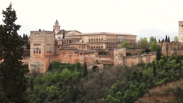 Königspalast Alhambra — Stockvideo