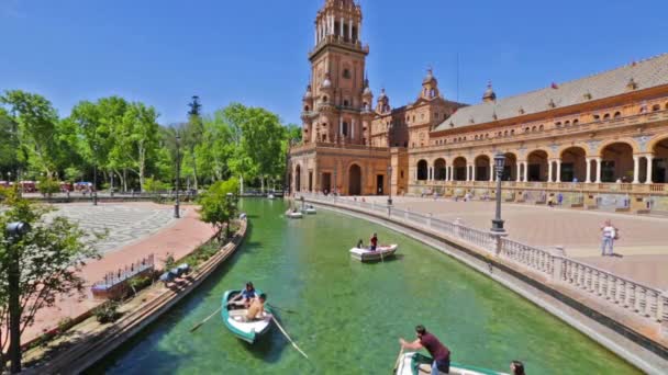 Plaza de Espana Sevilla — Stockvideo