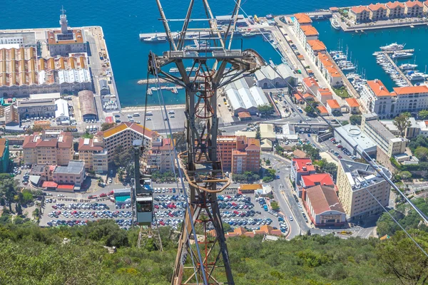 Gibraltar-Seilbahn — Stockfoto