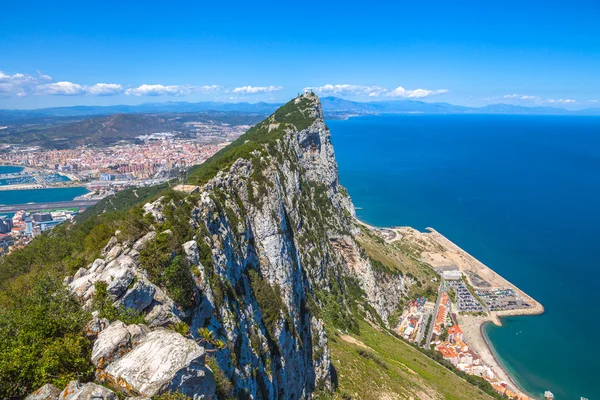 Vista aerea di Gibilterra — Foto Stock