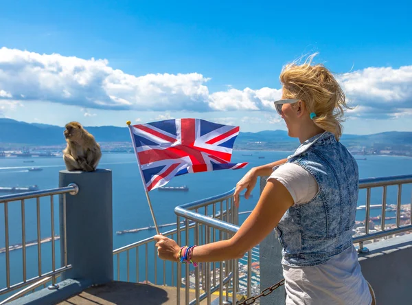 Gibraltar sembolleri — Stok fotoğraf