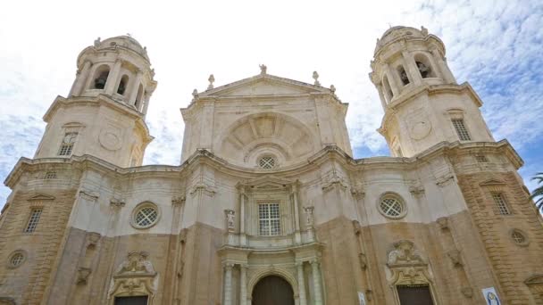 Catedral de Cádiz España — Vídeo de stock