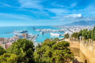 Malaga havadan görünümü