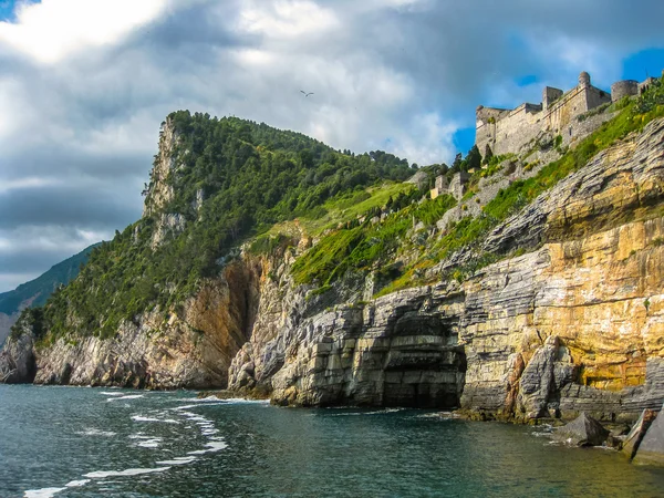 Portovenere Byron's grot — Stockfoto