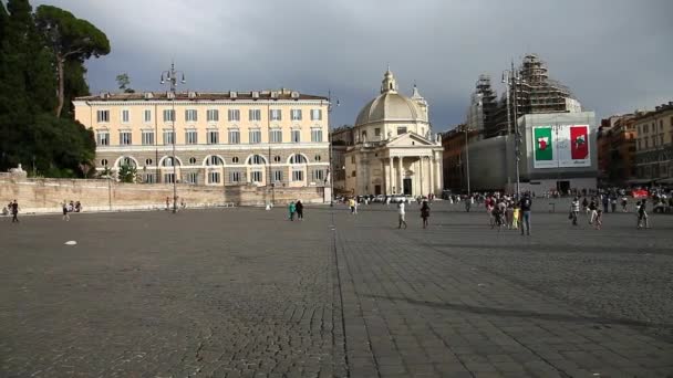 Place du Peuple Rome — Video