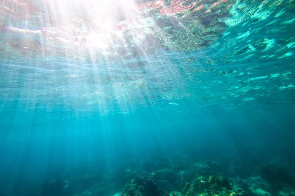 Underwater blue background — Stock Photo, Image