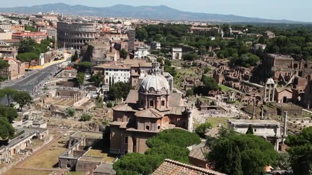 Foro Romano panorámico — Vídeo de stock