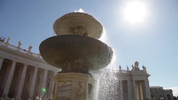 Санкт Петра фонтан — стокове відео