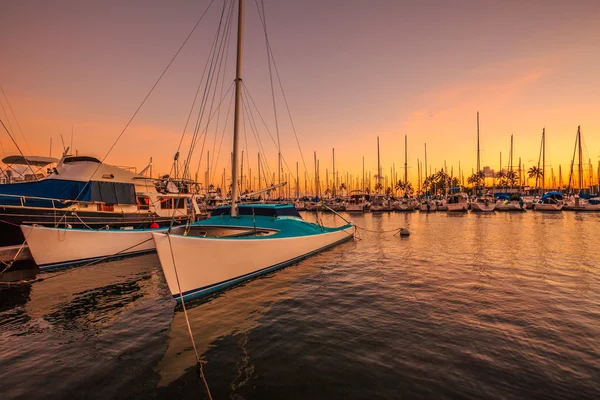 Honolulu Marina Hawaii — Stock Fotó