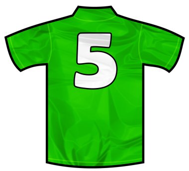 Yeşil gömlek beş