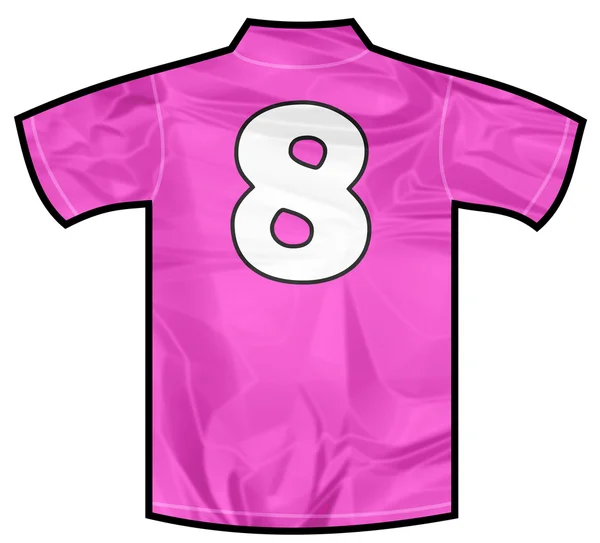 Camisa rosa ocho — Foto de Stock