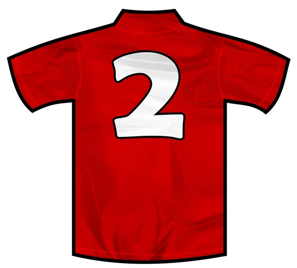 Красная рубашка два — стоковое фото