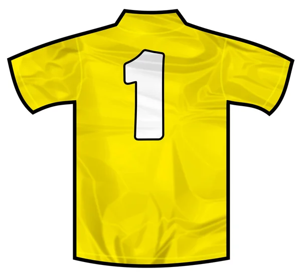 Yellow shirt one — Stockfoto