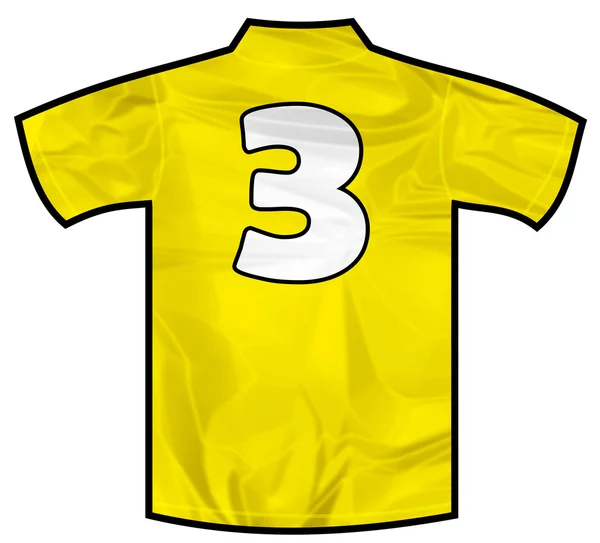 Camisa amarela três — Fotografia de Stock