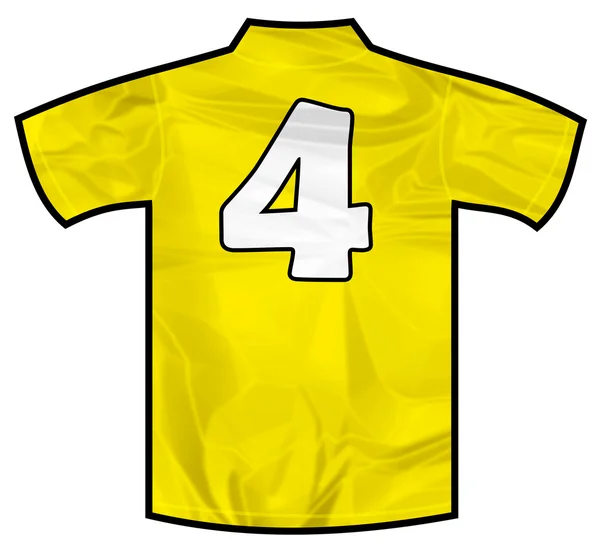 Желтая рубашка четыре — стоковое фото