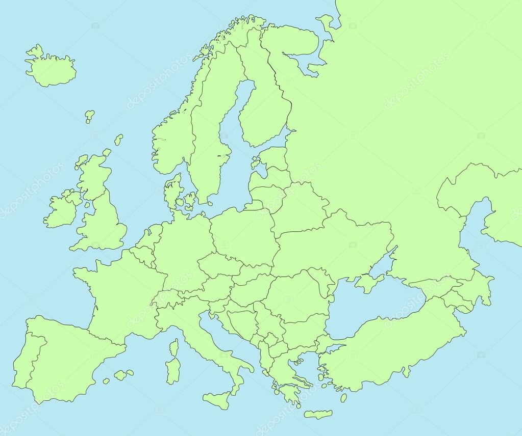 カラフルなヨーロッパの地図 ストック写真 C Bennymarty カラフルなヨーロッパの地図 ストック写真 C Bennymarty