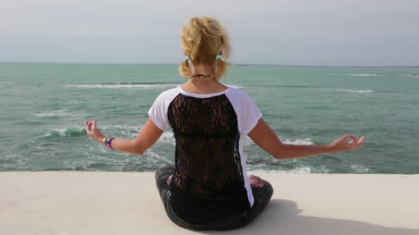 La meditazione Yoga — Video Stock