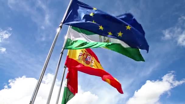Europa Andaluzia Granada e Espanha — Vídeo de Stock