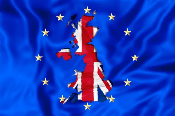 Regno Unito fuori dall'Europa — Foto Stock