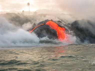 Kilauea Volkanı Hawaii