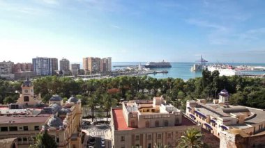 Cityscape Malaga İspanya
