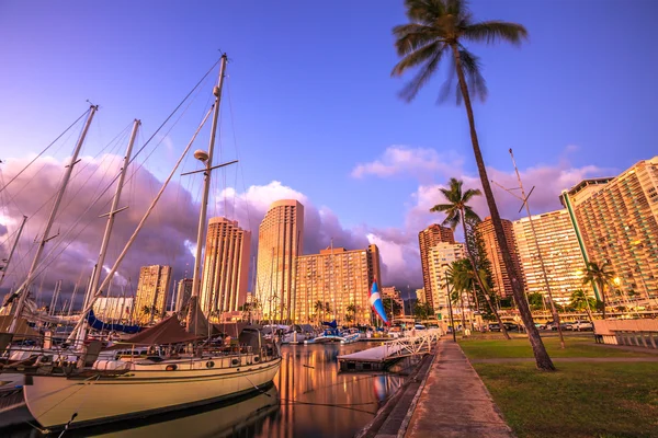 Honolulu Harbor Oahu — Stockfoto