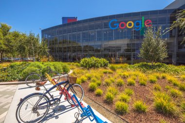 Googleplex Bisiklet Dağ Manzaralı